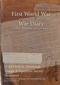 27 DIVISION Divisional Troops A Squadron Surrey Yeomanry