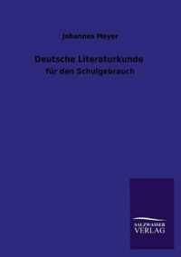 Deutsche Literaturkunde