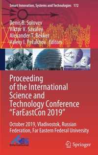 Proceeding of the International Science and Technology Conference  FarEast on 2019