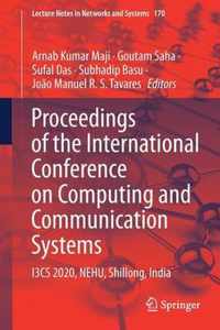 Proceedings of the International Conference on Computing and Communication Systems