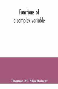 Functions of a complex variable