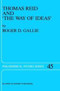 Thomas Reid and "the Way of Ideas"