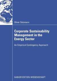 Corporate Sustainability Management in the Energy Sector