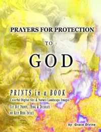 Prayers of Protection to God Prints in a Book Colorful Digital Sky & Nature Landscape Images