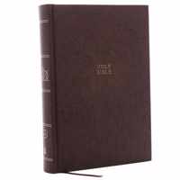 The KJV, Open Bible, Hardcover, Brown, Red Letter, Comfort Print