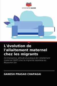 L'evolution de l'allaitement maternel chez les migrants
