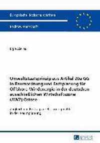 Umweltstaatsprinzip Aus Artikel 20a Gg in Raumordnung Und Fachplanung Fur Offshore-Windenergie in Der Deutschen Ausschliesslichen Wirtschaftszone (Awz) Ostsee