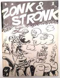 Zonk & Stonk Stripboek nr. 1 - Met originele tekening van Gideon Brugman!!