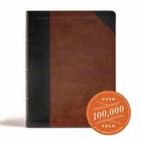 CSB Tony Evans Study Bible, Black/Brown LeatherTouch