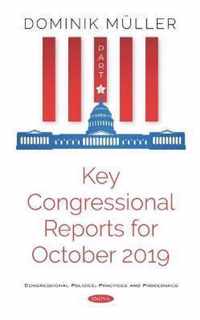 Key Congressional Reports for October 2019