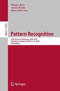 Pattern Recognition: 40th German Conference, Gcpr 2018, Stuttgart, Germany, October 9-12, 2018, Proceedings