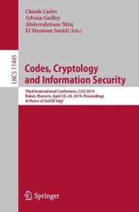 Codes, Cryptology and Information Security