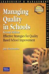 Managing Quality for Schools