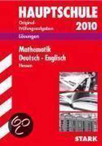 Hauptschule 2012 Mathematik, Deutsch, Englisch - Hessen / Lösungsheft