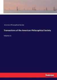 Transactions of the American Philosophical Society