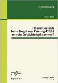 Handelt es sich beim Negativen Priming-Effekt um ein Gedachtnisphanomen?