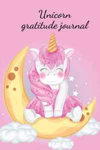 Unicorn gratitude journal