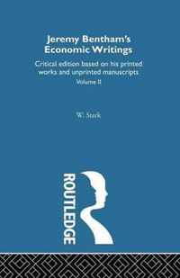 Jeremy Bentham's Economic Writings