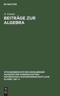 Beitrage zur Algebra