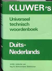 Kluwer's universeel technisch woordenboek Duits-Nederlands