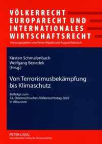 Von Terrorismusbekaempfung Bis Klimaschutz