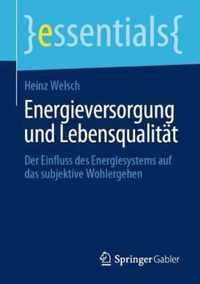 Energieversorgung und Lebensqualitat