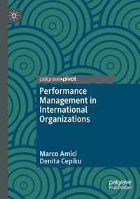 Performance Management in International Organizations