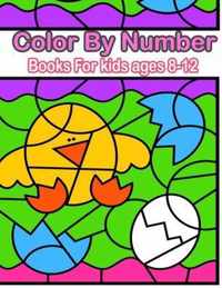 Color By Number Books For kids ages 8-12