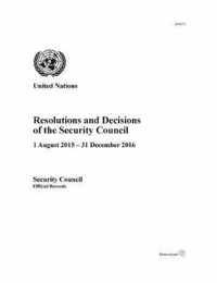 Resolutions and decisions of the Security Council