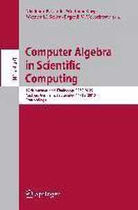 Computer Algebra in Scientific Computing