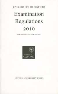 University of Oxford Examination Regulations