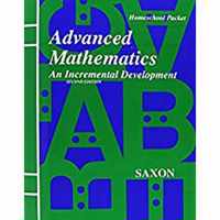 Saxon Advanced Math Answer Key & Tests Second Edition