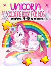unicorn coloring book for kids ages 4-8 years (US Edition)