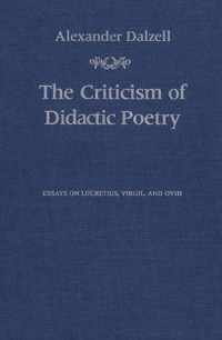 The Criticism of Didactic Poetry