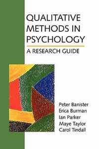 Qualitative Methods in Psychology