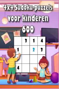 4X4 Sudoku Voor Kids 600 - Eelke Tjerksma - Paperback (9789464354256)