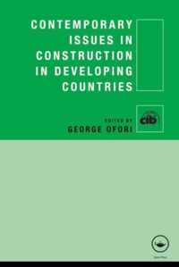 Contemporary Issues in Construction in Developing Countries
