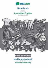 BABADADA black-and-white, Nederlands - Australian English, beeldwoordenboek - visual dictionary: Dutch - Australian English, visual dictionary