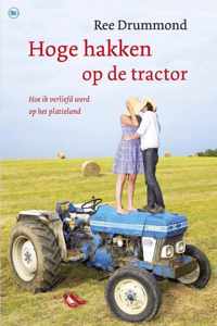 Hoge hakken op de tractor