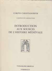 Introduction aux sources de l'histoire médiévale