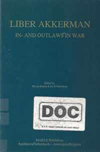 Liber akkerman. in- and outlaws in war.