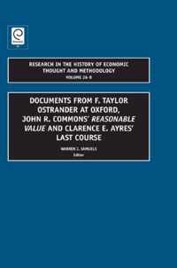 Documents From F. Taylor Ostrander At Oxford, John R. Common