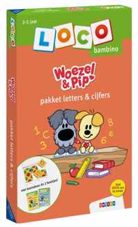 Loco bambino Woezel & Pip pakket letters & cijfers - Paperback (9789048741557)
