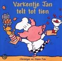 Varkentje Jan telt tot tien