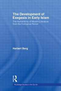 The Development of Exegesis in Early Islam