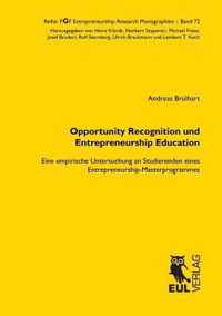 Opportunity Recognition und Entrepreneurship Education