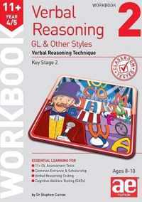 11+ Verbal Reasoning Year 4/5 GL & Other Styles Workbook 2