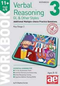 11+ Verbal Reasoning Year 4/5 GL & Other Styles Workbook 3