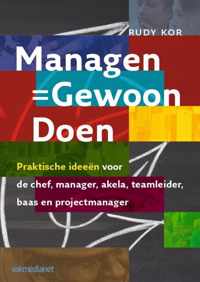 Managen - Gewoon doen