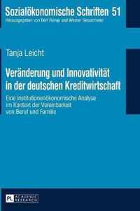 Veränderung und Innovativität in der deutschen Kreditwirtschaft